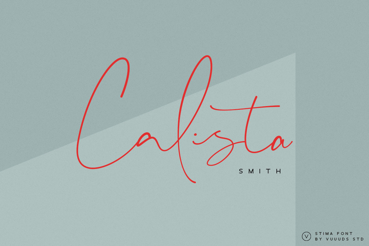 Stima Font, a Script Font by vuuuds (Photo 9 of 10)
