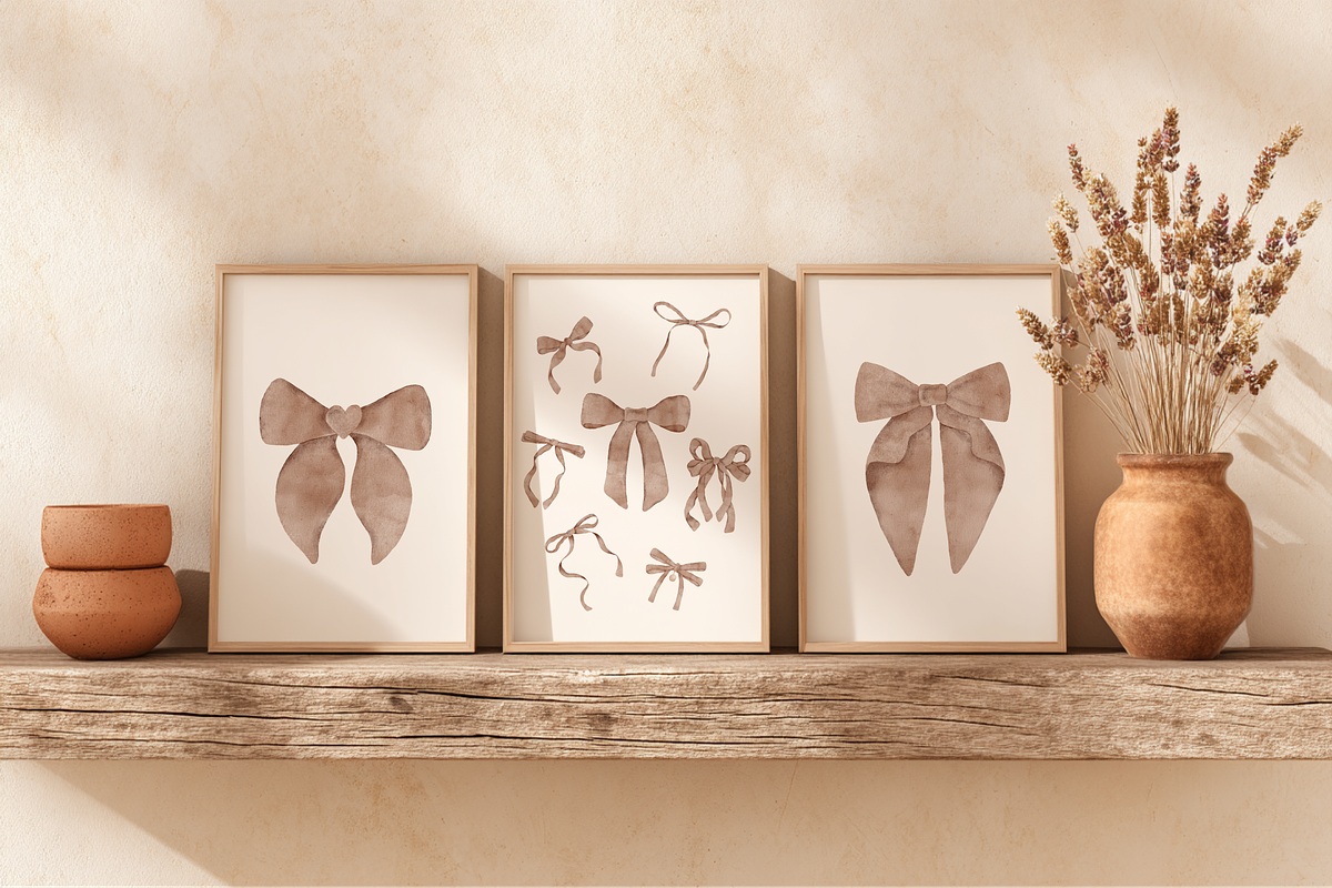 Charming hand drawn bows set, a Decorative Illustration by soboleva alya (Photo 4 of 10)