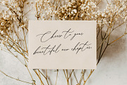 Belle Cherie A Calligraphy Font, a Script Font by Prestige Artsy Studio (Thumbnail 10 of 10)