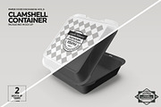 Paper Clamshell Packaging Mockup, a Cups & Container Mockup by INCDesign (Thumbnail 4 of 6)