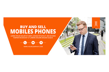 Animated Mobile Phone Facebook Cover, a Templates & Theme by Nisha Droch