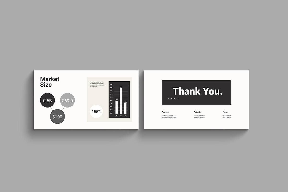 Creative Minimal Presentation preview 5