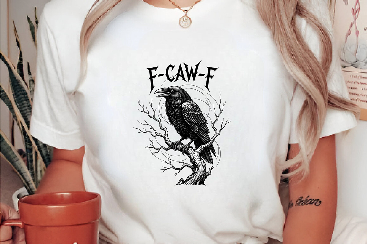 F-Caw-F Sublimation Png, an Illustration by DreamArtGraphic (Photo 4 of 5)