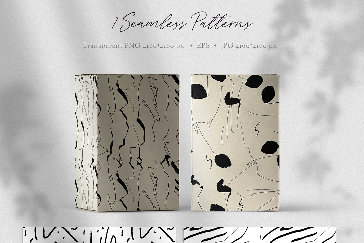 Abstract Shapes - brush art objects, a Texture Illustration by ❤️ KiraSolly (Photo 4 of 7)