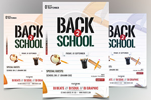 Back to School - PSD Flyer Template, a Flyer Template by PixelsDesign