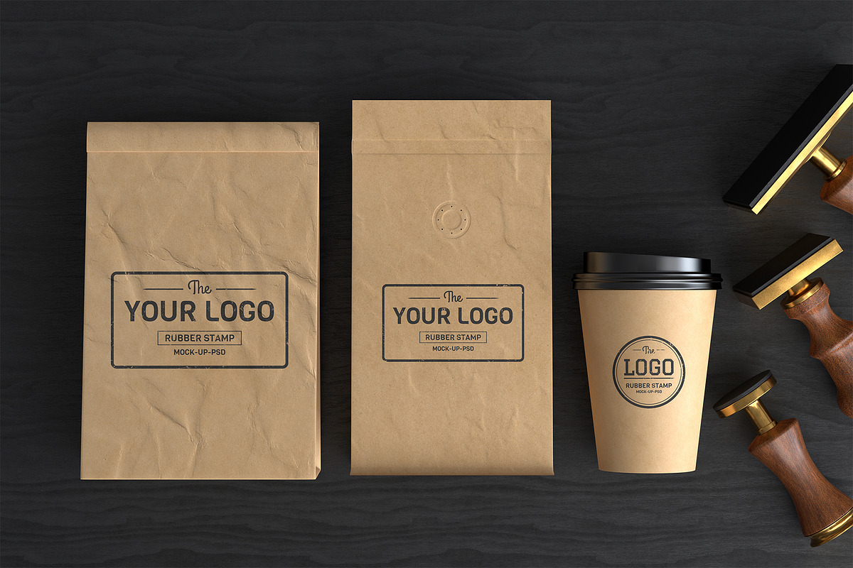 Rubber stamp mockup, a Product Mockup by S_design (Photo 1 of 3)