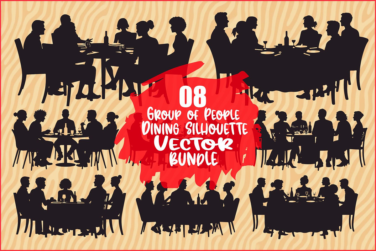 Restaurant People Pack, an Illustration by musafir_fashion (Photo 1 of 9)