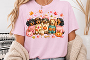 Autumn Dachshund Puppies Sublimation, a Seasonal Illustration by Rose Art (Thumbnail 3 of 4)