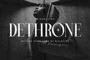 Dethrone - Modern Serif, a Serif Font by Rillatype (Thumbnail 1 of 15)