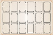 Decorative frames and borders set #1, an Object Graphic by Digiselector Design Goods (Thumbnail 2 of 7)