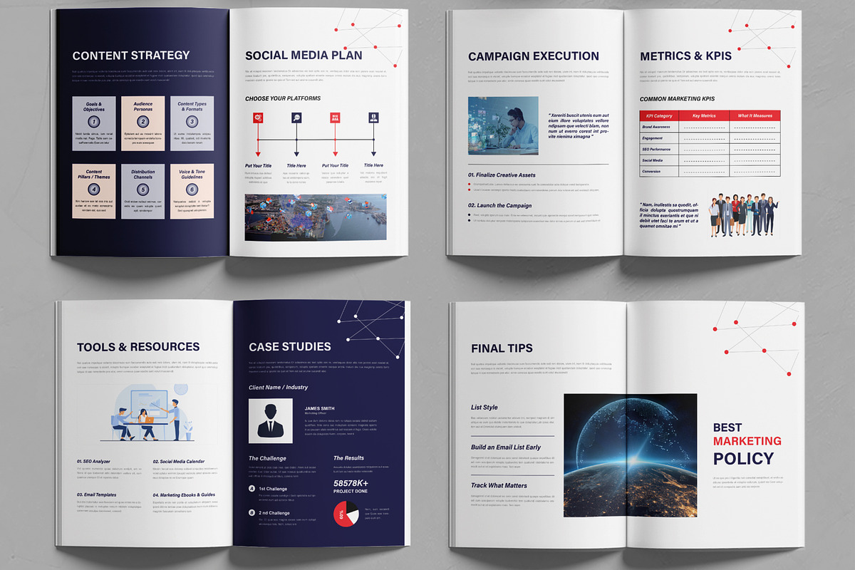 Creative Marketing Guide Book Layout, a Brochure Template by MightyDesign (Photo 3 of 6)