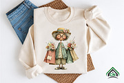 Summer Funny Grandma Clipart, an Illustration by Craft Nest (Thumbnail 8 of 12)