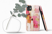 Coral and Gold Abstracts, a Decorative Illustration by rileyBgraphics (Thumbnail 6 of 7)