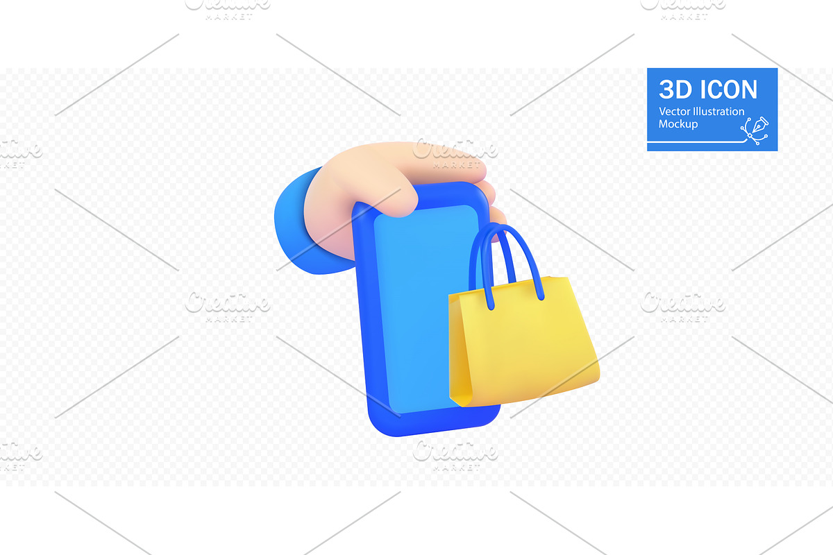 Colorful 3D vector illustration, a Technology Illustration by ZinetroN