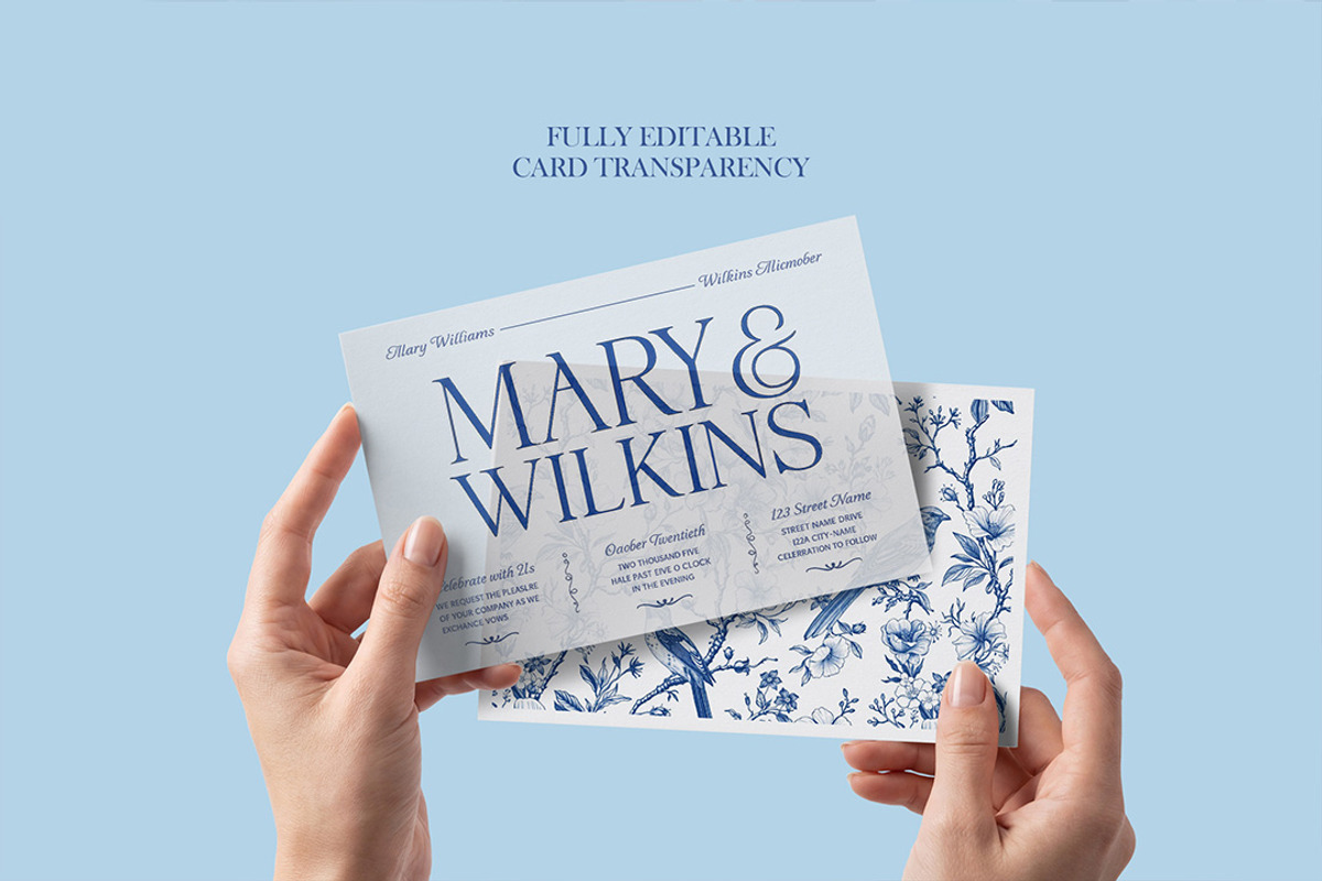 Wedding Invitation Mockup, a Product Mockup by Avelina Studio (Photo 3 of 4)