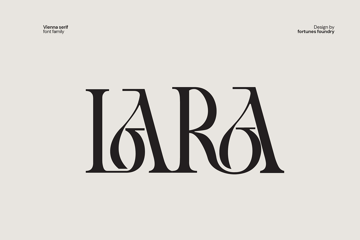 Vienna Modern Serif Font, a Serif Font by Fortunes Co (Photo 9 of 15)