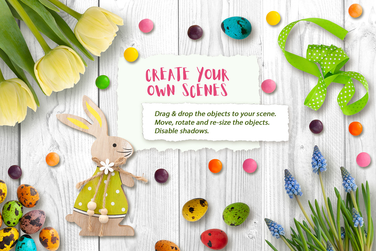 Scene Creator Colorful Spring&Easter, a Product Mockup by Anna_Zubkova (Photo 3 of 7)