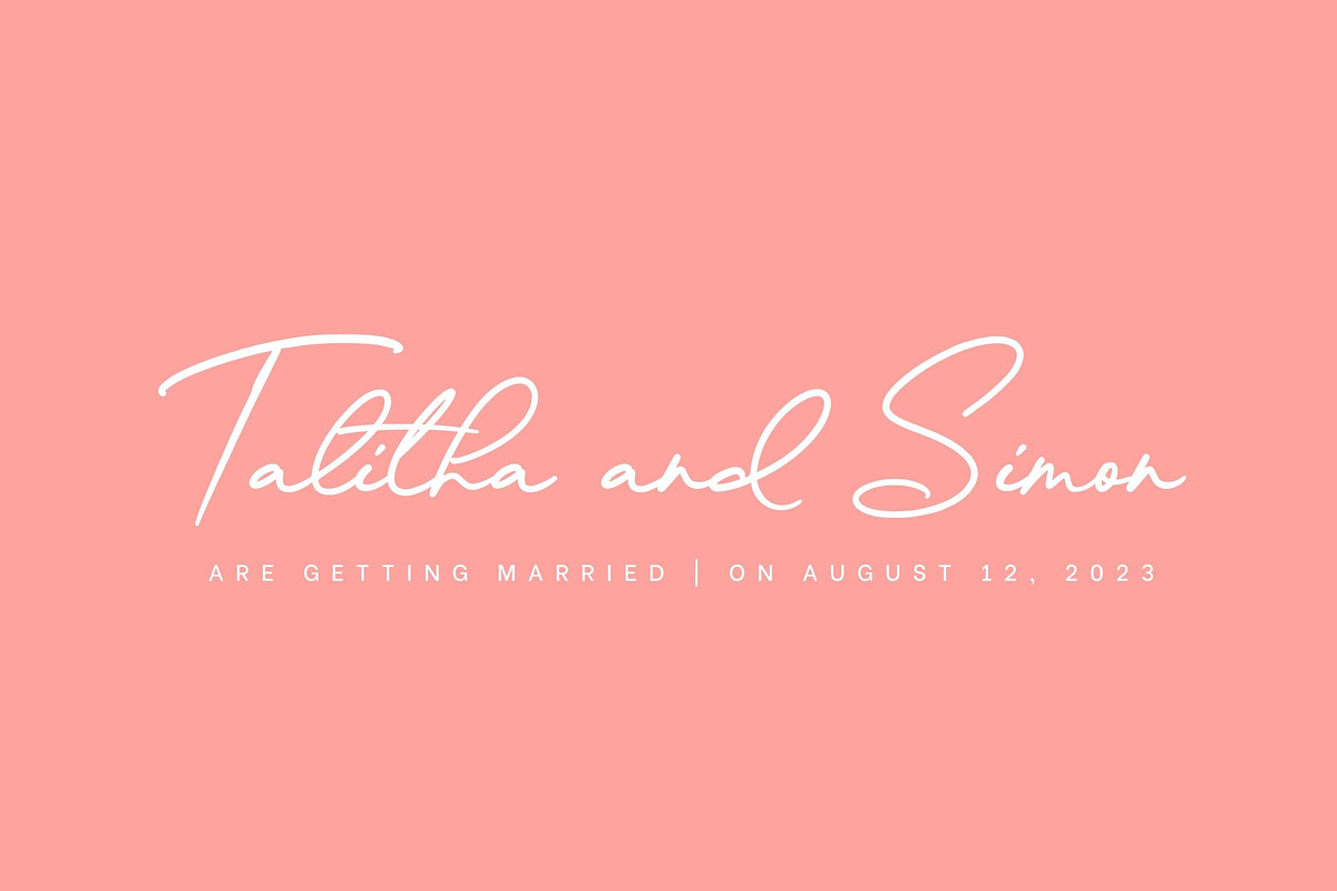 Claudine Script, a Script Font by etigletters (Photo 7 of 10)