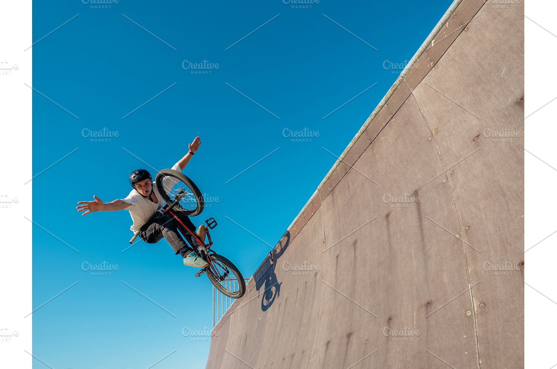 BMX bicycle rider doing trick No, a Sports & Recreation Photo by Fascinadora