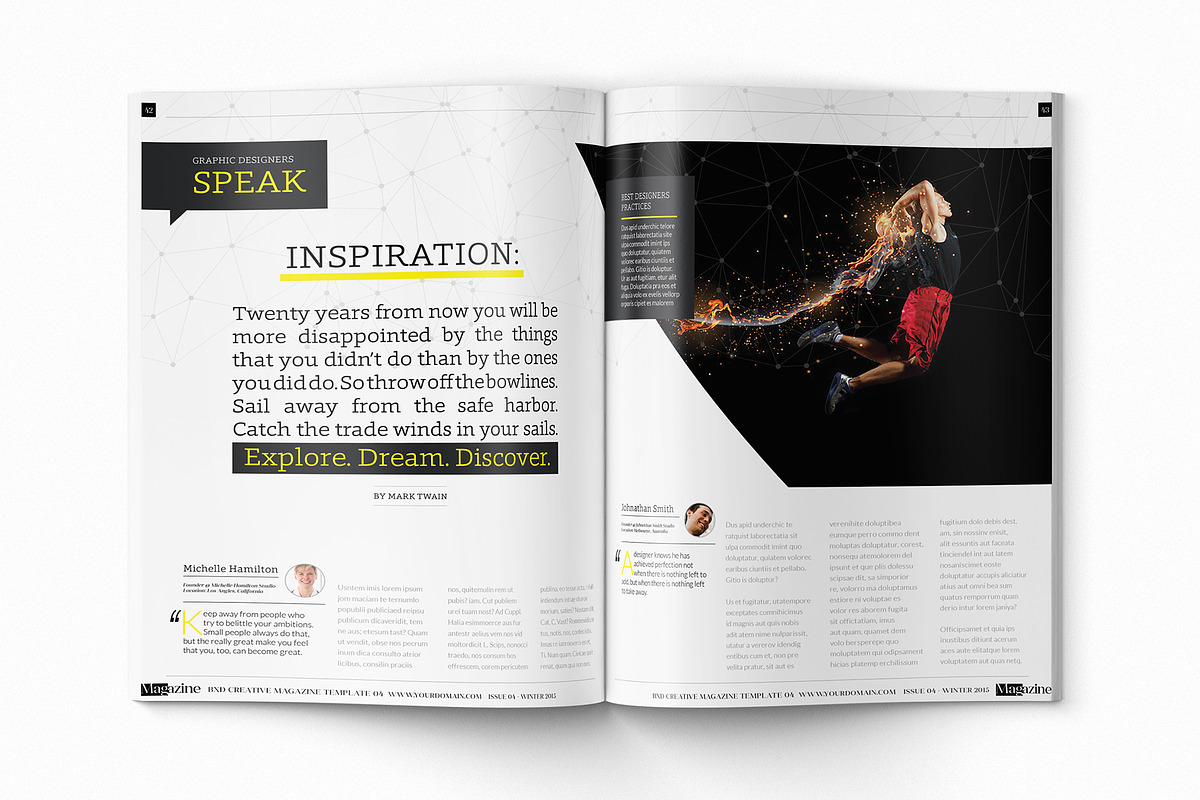 Magazine Template InDesign 04, a Magazine Template by Love Graphic Design (Photo 4 of 34)
