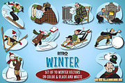 RTRO Winter 1, a Person Illustration by RTRO Stock (Thumbnail 1 of 5)