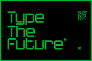Sqair | Retro Sans | 4 Fonts, a Sans Serif Font by Superfried Font Shop (Thumbnail 9 of 9)