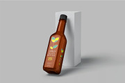Amber Olive Oil Bottle Mockups, a Product Mockup by megostudi0 (Thumbnail 7 of 7)