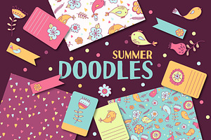 Summer doodles | patterns & cards