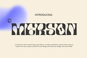 Merson, a Sans Serif Font by Damelev (Thumbnail 1 of 10)