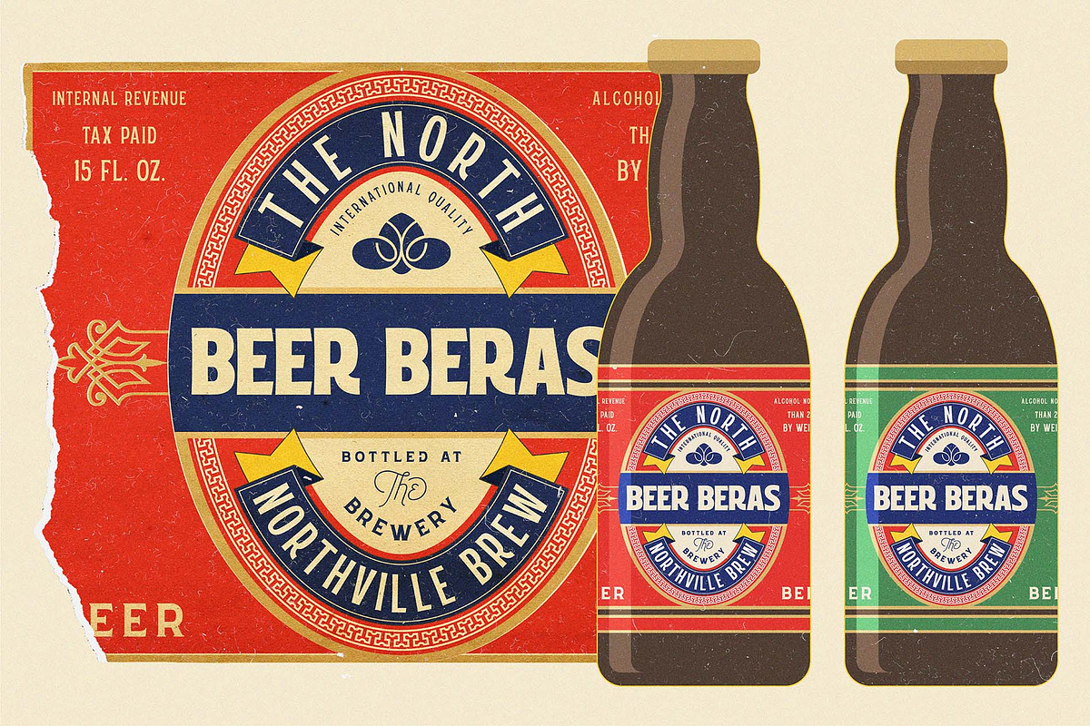 Northville Vintage Font Collections, a Serif Font by wubstudio (Photo 9 of 21)