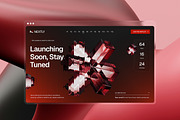 Nextly - Launch and Coming Soon UI, a Landing Page Template by peterdraw (Thumbnail 1 of 5)