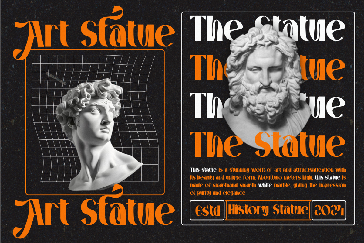 Gradioo - Psychedelic Display Font, a Sans Serif Font by MaikoHatta (Photo 3 of 10)