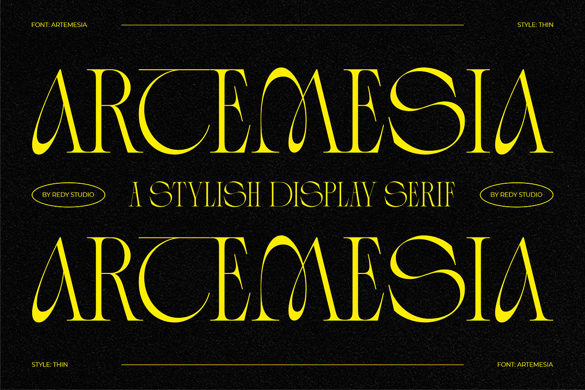 ARTEMESIA – A STYLISH DISPLAY SERIF, a Serif Font by RedyStudio (Photo 1 of 10)