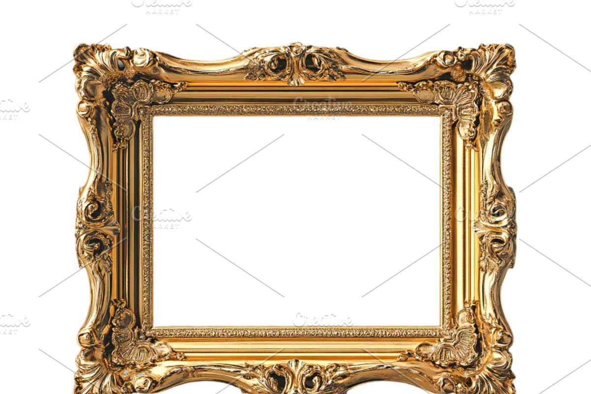 Vintage picture frame png, a Templates & Theme by VetalStock