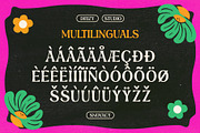 Snovacy - Psychedelic Display Font, a Sans Serif Font by Drizy (Thumbnail 6 of 10)