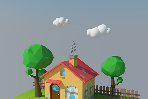 Low Poly House 1