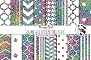 Seamless Glitter Pattern #1 br, a Pattern Graphic by RaccoonGirl Design (Thumbnail 1 of 3)