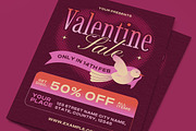 Valentine Sale Flyer, a Flyer Template by graphicook (Thumbnail 2 of 3)