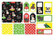 Pugs. Characters., an Illustration by Martyshova (Thumbnail 4 of 5)