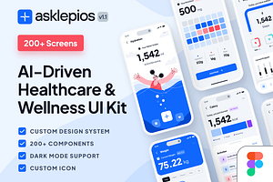 Asklepios Ui Kit: AI Healthcare App