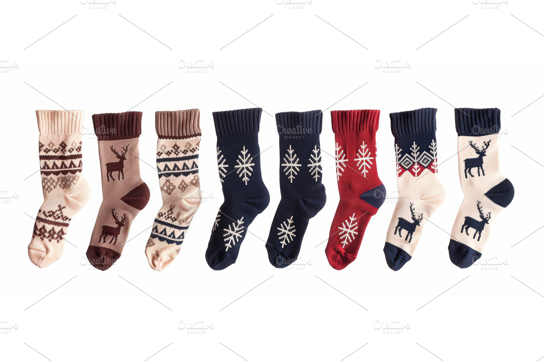A colorful set of winter socks, a Holiday Photo by piter.goskov