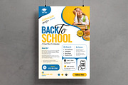 Back To School Flyer Template, a Flyer Template by MightyDesign (Thumbnail 1 of 6)