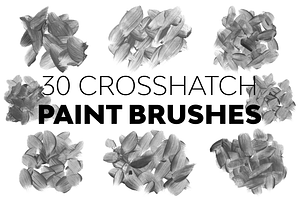 Crosshatch Paint Brushes