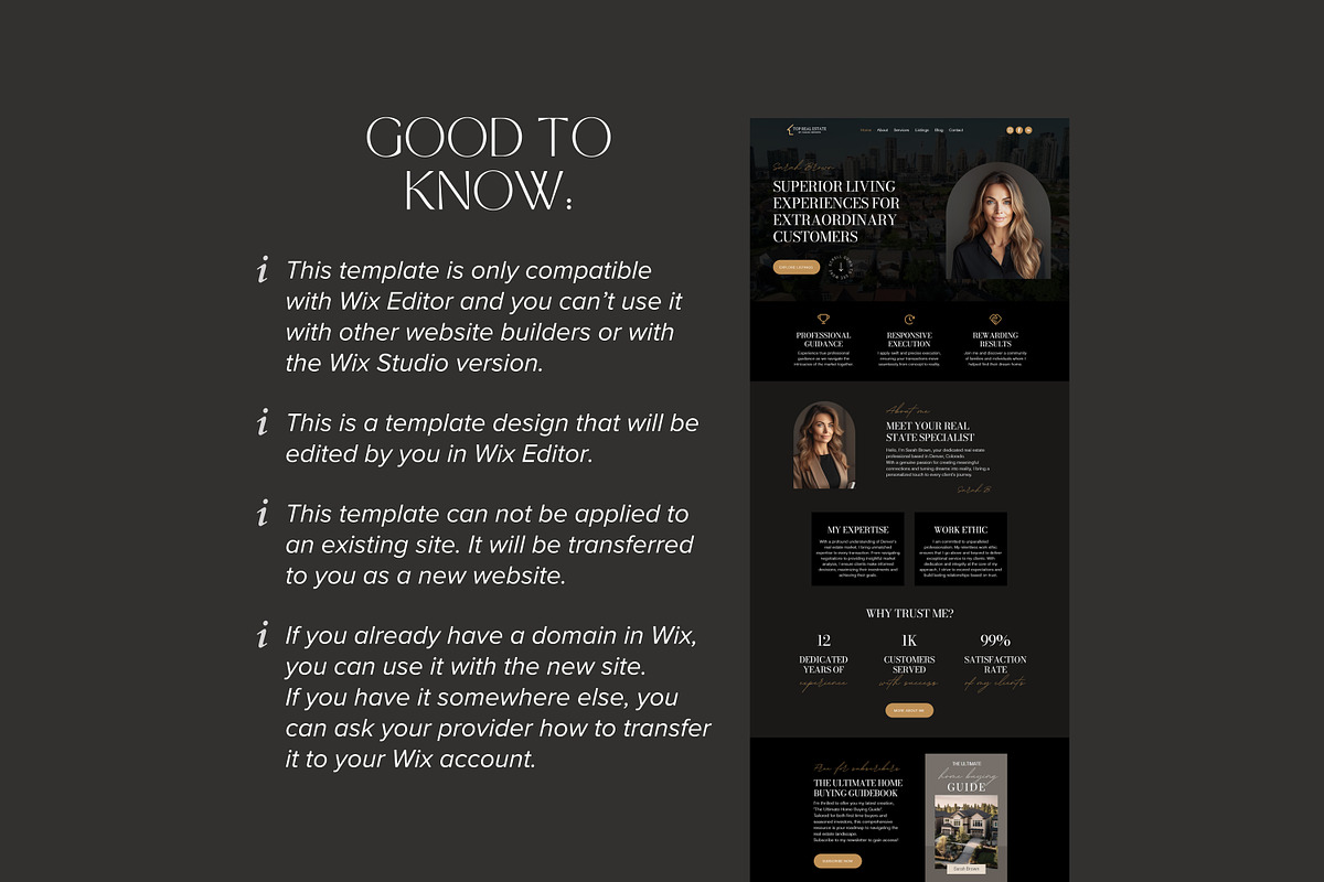 Realtor Wix Template Real Estate, a Wix Template by vectorocean (Photo 11 of 11)