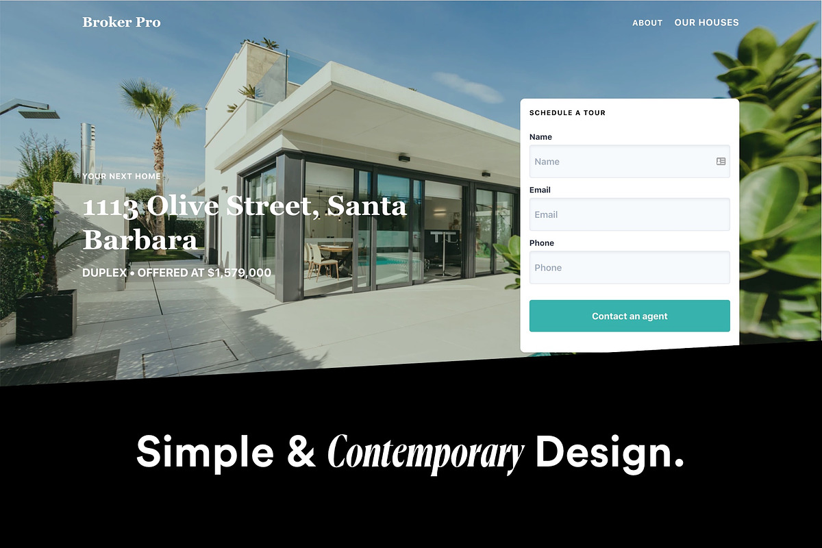 9 Real Estate Landing Pages Template, a HTML Template by Landdy (Photo 2 of 5)