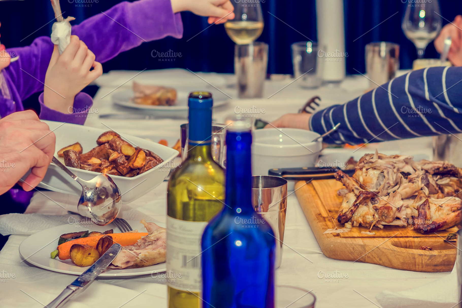 Family Dinner Stock Photo Containing Family And Dinner