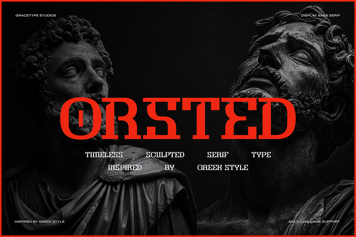Orsted | Display Sans Serif, a Sans Serif Font by gracetype_studio (Photo 1 of 12)