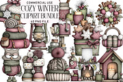 Cozy Winter Clipart Bundle, an Illustration by Daily.Designs (Thumbnail 1 of 5)