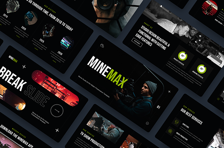 Minemax - Google Slide Template, a Presentation Template by YossyOneStd
