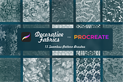 Decorative fabrics brushes Procreate, a Brush Add-On by Graphics Resources (Thumbnail 4 of 5)